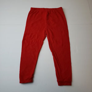 Girls Pajama Pants Size 3T Pull On Red